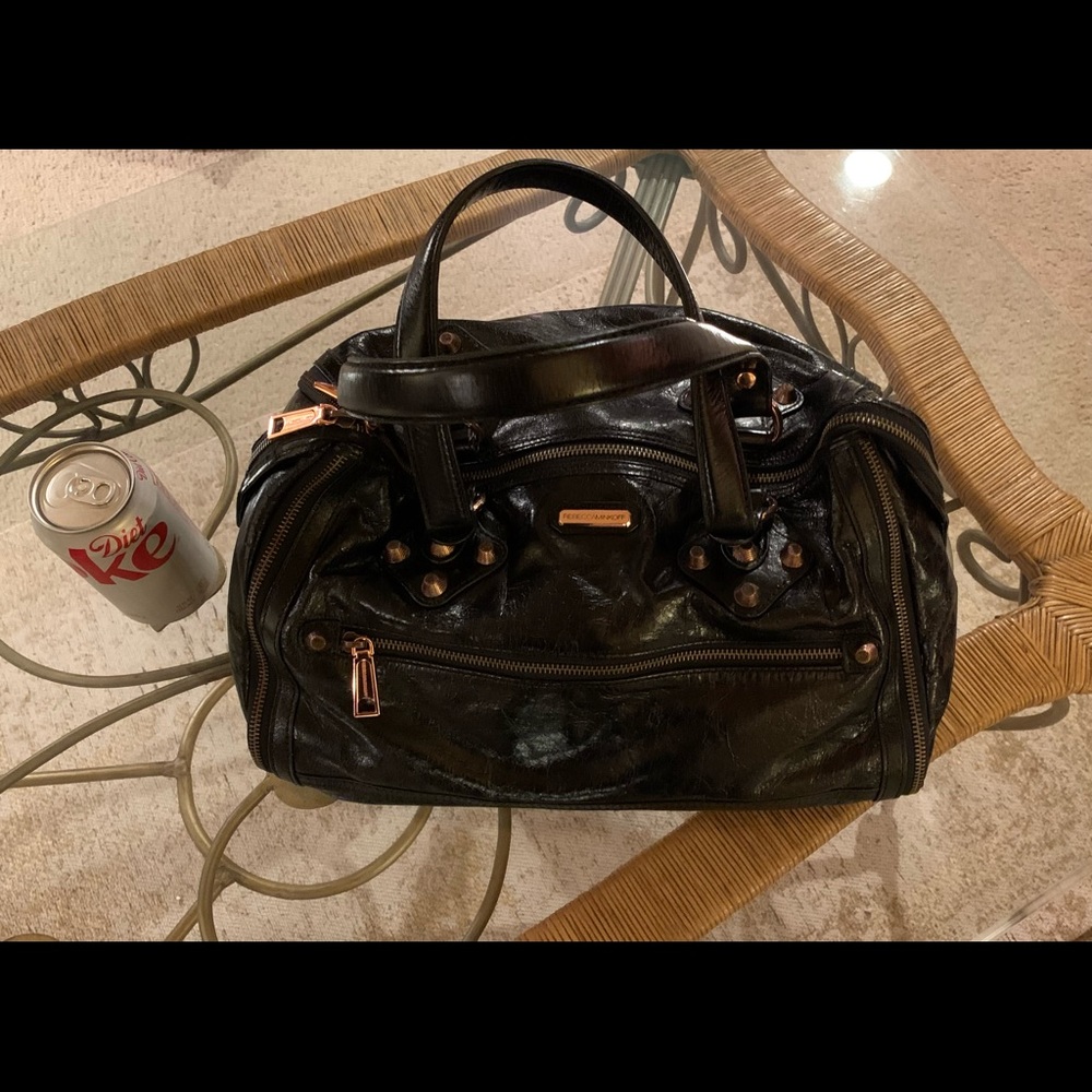 Rebecca Minkoff Large black leather satchel - mint condition ❤️